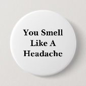 君は頭が痛い 缶バッジ (正面)