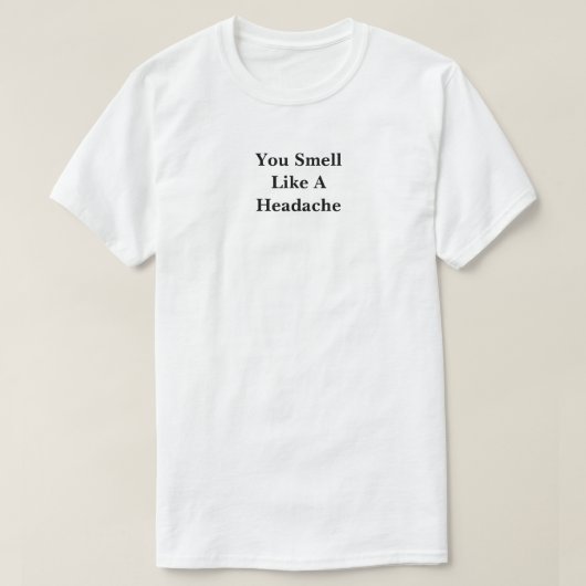 君は頭が痛い Tシャツ (デザイン正面)