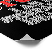 君は馬鹿なレベルを切り開けた ポスター (角)