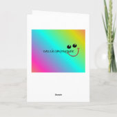 君は驚くばかりだ カード (裏面)