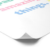 君は驚くべき事のポスターが出来る子供へ ポスター (角)