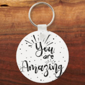 君は驚くべき手札でメンタルヘルスカードtを書いた キーホルダー (正面)