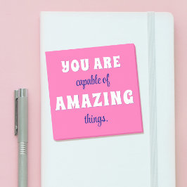 君は驚くべき能力がある前向き ポストイット