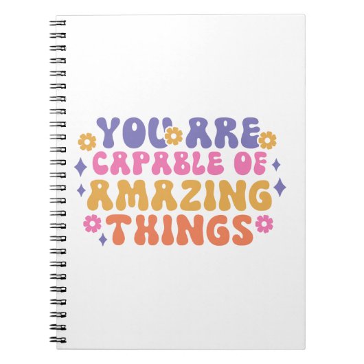 君は驚くべき能力がある ノートブック (正面)