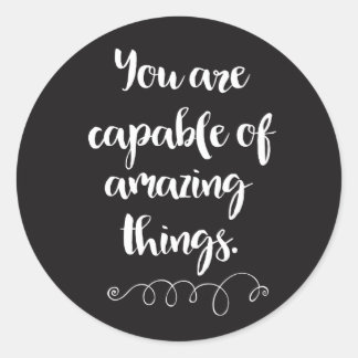 君は驚くべき能力がある ラウンドシール