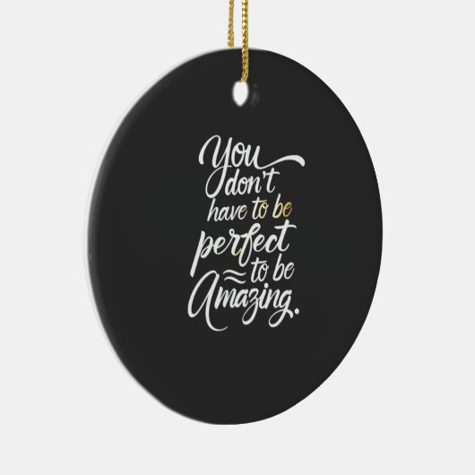 君は驚やる気を起こさせるく セラミックオーナメント (右)