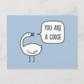 君は鵞鳥だ ポストカード (正面)
