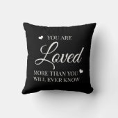 君は黒人を知るハートより愛される人だ クッション (裏面)