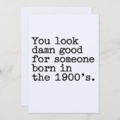 君は1900年代の人生まれに似合っていおもしろいる シーズンカード (正面/裏面)