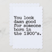 君は1900年代の人生まれに似合っていおもしろいる シーズンカード (正面/裏面)