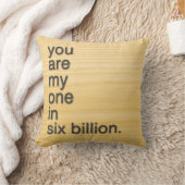 君は60億の私の仲間だ。 クッション (ブランケット)