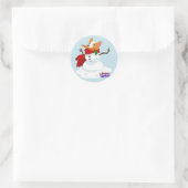 君は…コルギを作りたい？シール! ラウンドシール (バッグ)