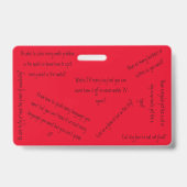 君は？ バッジ (裏面)