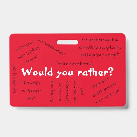 君は？ バッジ (正面)