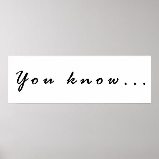 君は… ポスター (正面)