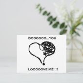 君は？愛して！ ポストカード (スタンド正面)