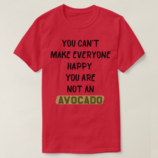 君はcantx27を作る皆を幸せにする君はavocではない tシャツ (デザイン正面)