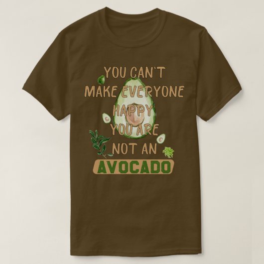 君はcantx27を作る皆を幸せにする君はavocではない tシャツ (デザイン正面)