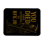 君はRFK Jr.聞Sathireから死んだ マグネット (横)