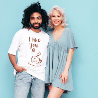 君はTシャツがラテ好きだ Tシャツ