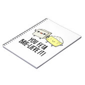 君もきっとビリーブ！ 面白いチーズのダジャレ ノートブック (左側)