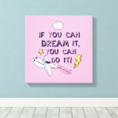 君もしならできるとは夢だ キャンバスプリント (インサイチュ (ウッドフロア))