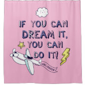 君もしならできるとは夢だ シャワーカーテン (正面)