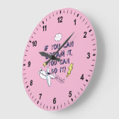 君もしならできるとは夢だ ラージ壁時計 (傾斜)