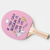 君もしならできるとは夢だ 卓球ラケット (横)