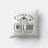 君もしに対して僕がバーベキューをする クッション (裏面)