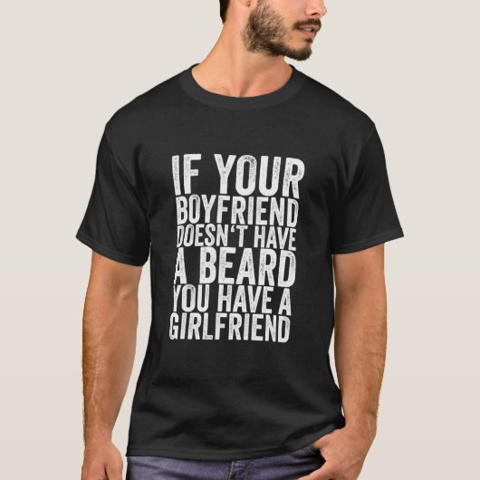 君もしの彼氏にはヒゲがない Tシャツ (正面)