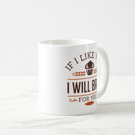 君もしの為に焼いてやる コーヒーマグカップ (正面右)