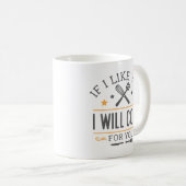 君もしの為に調理師する コーヒーマグカップ (正面右)