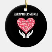 君もしの考え手が一杯だ セラミックオーナメント (正面)