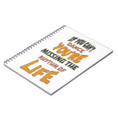 君もしはあなたはLifの韻恋しく思を踏むことはできない ノートブック (左側)