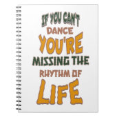 君もしはあなたはLifの韻恋しく思を踏むことはできない ノートブック (正面)