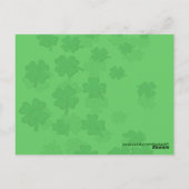 君もしはアイルランド人だから運が好い ポストカード (裏面)