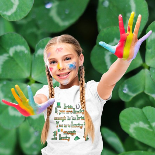 君もしはアイルランド人だから運が好い Tシャツ