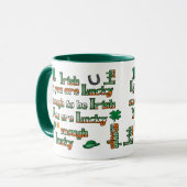 君もしはアイルランド人でいられるほどラッキーだカスタマイズ- マグカップ (正面左)