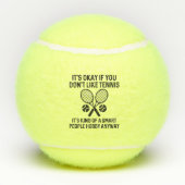 君もしはテニスが好きじゃない テニスボール (裏面)