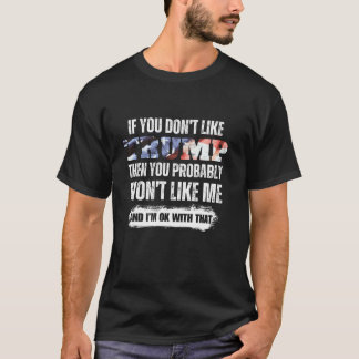 君もしはトランプが好きじゃないだろうね Tシャツ