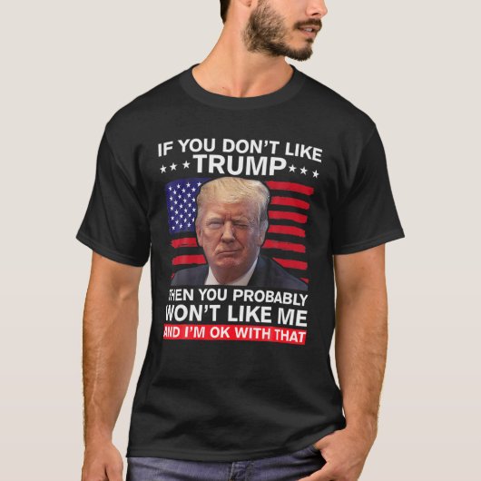 君もしはトランプが好きじゃないなら小狼じゃないだろう Tシャツ (正面)