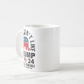 君もしはトランプ2024が好きじゃない君は間違いなくエレプ コーヒーマグカップ (正面左)