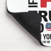 君もしはトランプ2024が好きじゃない君は間違いなくエレプ マウスパッド (コーナー)