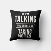 君もしはノートを取るべきだと言っている クッション (裏面)
