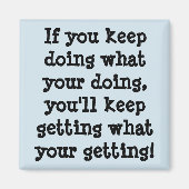 君もしは保自分の所業を行う マグネット (正面)