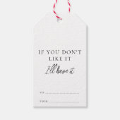 君もしは僕がクリスマスを取るのが嫌おもしろいだ ギフトタグ (正面)