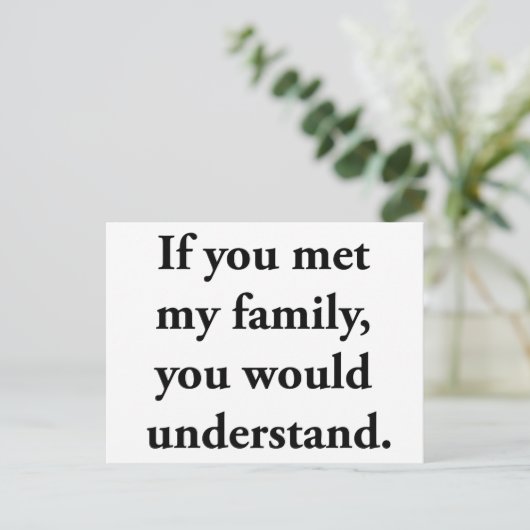 君もしは僕の家族に会っただろう ポストカード (スタンド正面)