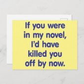 君もしは僕の小説の中だ シーズンポストカード (正面/裏面)