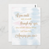 君もしは僕の目から自分の姿が見えた ポストカード (正面/裏面)